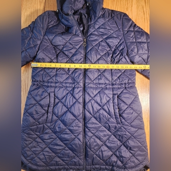 Weatherproof Hooded Diamond Quilted Ladies Coat Jacket Size XLARGE Parka Puffer - Picture 9 of 14